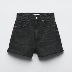 Zara High-Waisted Mom Fit Shorts | Size 27 (CA 4)
